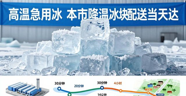 降温冰块配送流程_高效靠谱冰块运输_秦淮降温冰块配送